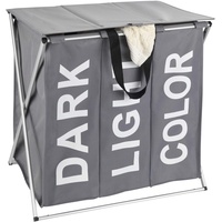 Wenko Wäschesortierer Trio Top Grau