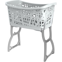 Bischof Wäschekorb, mit Standteilen, Tragegriffen, ergonomische Form