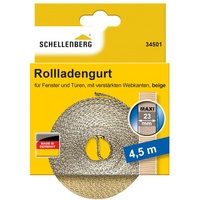 SCHELLENBERG Rollladengurt MAXI, 23 mm 4,5 m beige