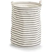 Zeller Present Wäschesammler Stripes Canvas Ø 38 cm x
