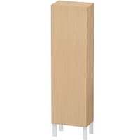Duravit Halbhochschrank L-Cube 40x24,3x132cm, Tür rechts, Eiche natur