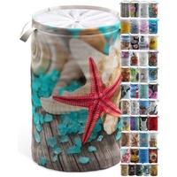 Sanilo Wäschekorb Bath Salt, 60 Liter, faltbar, mit Sichtschutz