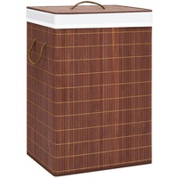 VidaXL Bambus-Wäschekorb Braun 72 L