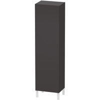 Duravit L-Cube Hochschrank 1 Tür rechts Graphit supermatt
