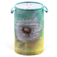 Sanilo Wäschekorb Pusteblume, 60 Liter, faltbar, mit Sichtschutz