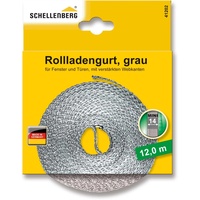 Schellenberg Rolladengurt 14 mm 12 m grau