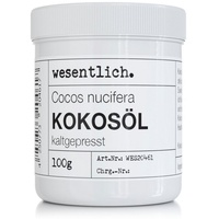 Wesentlich. Kokosöl kaltgepresst