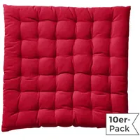 REDBEST Stuhlkissen 10er-Pack rot | Gr.: onesize