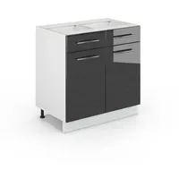 Vicco Schubladenschrank Fame-Line 80 x 51,5 x 81,5 cm