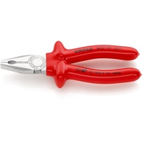 Knipex 03 07 180 Kombizange tauchisoliert, VDE-geprüft verchromt 180