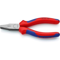 Knipex Flachzange mit Comfort-Griffen schwarz atramentiert 140 mm