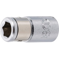 BGS Bit-Adapter mit Haltekugel Innenvierkant 6,3 mm Innensechskant 6,3