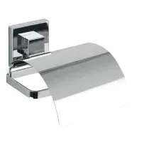 Wenko Toilettenpapierhalter Cover Quadro Edelstahl