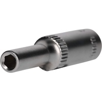 BRILLIANT TOOLS 1/4 Sechskant-Stecknuss, lange Ausführung, 4 mm