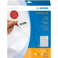 Herma Fotosichthüllen Fotophan 5x5 cm glasklar glatt, 100 St.