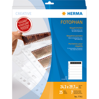 Herma Negativhüllen 7 x 5 Streifen 25 Blatt