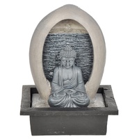 Dehner Polyresin-Zimmerbrunnen Malu grau/beige