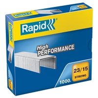 Rapid Heftklammern (23/15 mm, Strong, verzinkt) 1000 Stück