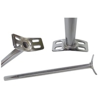 QU-AX Sattelstütze für Einrad 4-Loch-Version chrom 22.2 x 400mm,