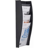 Styro Wandprospekthalter styrodisplay A4 Anthrazit