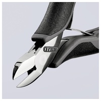 Knipex Elektronik-Seitenschneider ESD ESD mit durchgestecktem Gelenk mit Mehrkomponenten-Hüllen