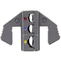 TOOLCRAFT PLE-0A Crimp-Einsätze Isolierte Kabelschuhe, Isolierte Flachstecker Quetschbereich: 0.5