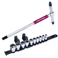 Kraftwerk COMBI-Steckschlüsselsatz mit T Griff Steckschlüssel 3/8"