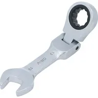 BGS Ratschenring-Maulschlüssel kurz abwinkelbar SW 13 mm