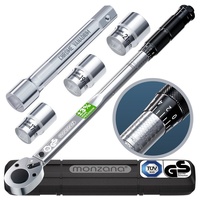 Monzana Drehmomentschlüssel 6tlg. Set 40-210Nm 1/2 Zoll CrV -