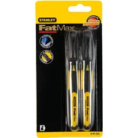 Stanley Permanentmarker FatMax schwarz fein 2St.