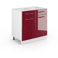 Vicco Küchenunterschrank Fame-Line 80 cm ohne Arbeitsplatte