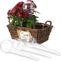 Relaxdays 8 x Bewässerungskugeln, transparent