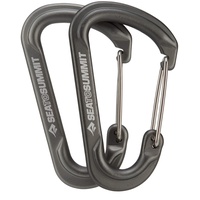 Sea to Summit Snap Hook 2 Units Grau