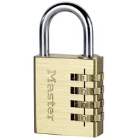 Master Lock P44298 Vorhängeschloss Gold, Silber Zahlenschloss