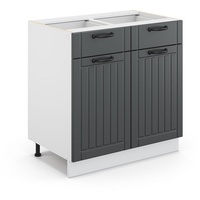 Vicco Küchenunterschrank Fame-Line, 80 cm ohne Arbeitsplatte