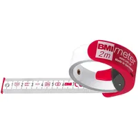 Bmi Taschenbandmaß BMImeter 2mx16mm weiß