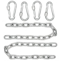 AMANKA 2 x 230kg Hängesessel Kette - 50cm Aufhängung
