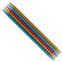 Addi Nadelspiel, Aluminium, Mehrfarbig, 15cm / 8mm