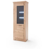 MCA Furniture Vitrine Marian - holzfarben ¦ Maße (cm):