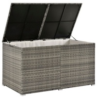Juskys Polyrattan Auflagenbox Ikaria - grau-meliert