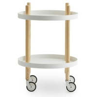 Normann Copenhagen Block Tischchen rund weiß