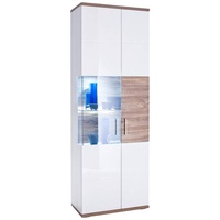 Harper Vitrine Zypern , weiß , Maße (cm): B: