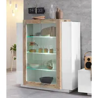 INOSIGN Vitrine »Coro, Vitrine, Glasvitrine, Vitrinenschrank, Stauraumvitrine«, 2 Glastüren,