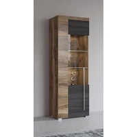 INOSIGN Vitrine »Roger,Höhe 160cm stilvolle Glasvitrine mit verstellbare Glasböden«,