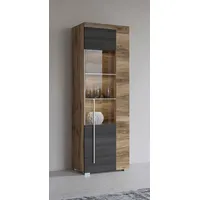 INOSIGN Vitrine »Roger,Höhe 160cm stilvolle Glasvitrine mit verstellbare Glasböden«,