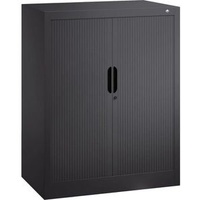 Californian Products CP Omnispace Rollladenschrank schwarzgrau 2 Fachböden 80,0