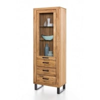 Elfo Vitrine Tina Holz Braun Eiche