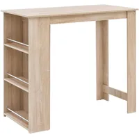 Wohnling Stehtisch braun 120,0 x 60,0 x 107,0 cm