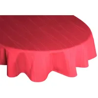 Wirth Tischdecke LANGWASSER oval rot