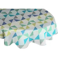 Wirth Tischdecke BERLARE 130 x 190 cm Blau/Grün